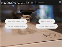 Tablet Screenshot of hudsonvalleyhifi.com
